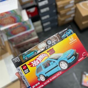 Hot Wheels Brick Shop Custom '90 Honda Civic EF The Hot Ones Mattel Speed Series